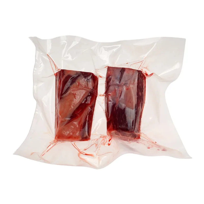 Busta termoretraibile sottovuoto per confezionamento di carne